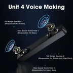 USB Powered PC Soundbar – Wired & Wireless Bluetooth Speaker for Laptop, TV, Gaming & Home Theater with Free Shipping