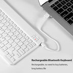 Bluetooth Wireless Keyboard and Mouse Set – Universal Mini Keyboard Combo for iPad, Tablet, Phone & Laptop