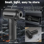 2-in-1 Cordless Air Duster Mini Vacuum Cleaner for Keyboard, Car & Home