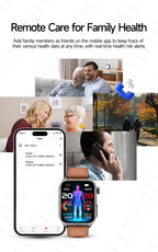 Health Monitoring Smartwatch – Bluetooth Calling Fitness Watch with Free Shipping