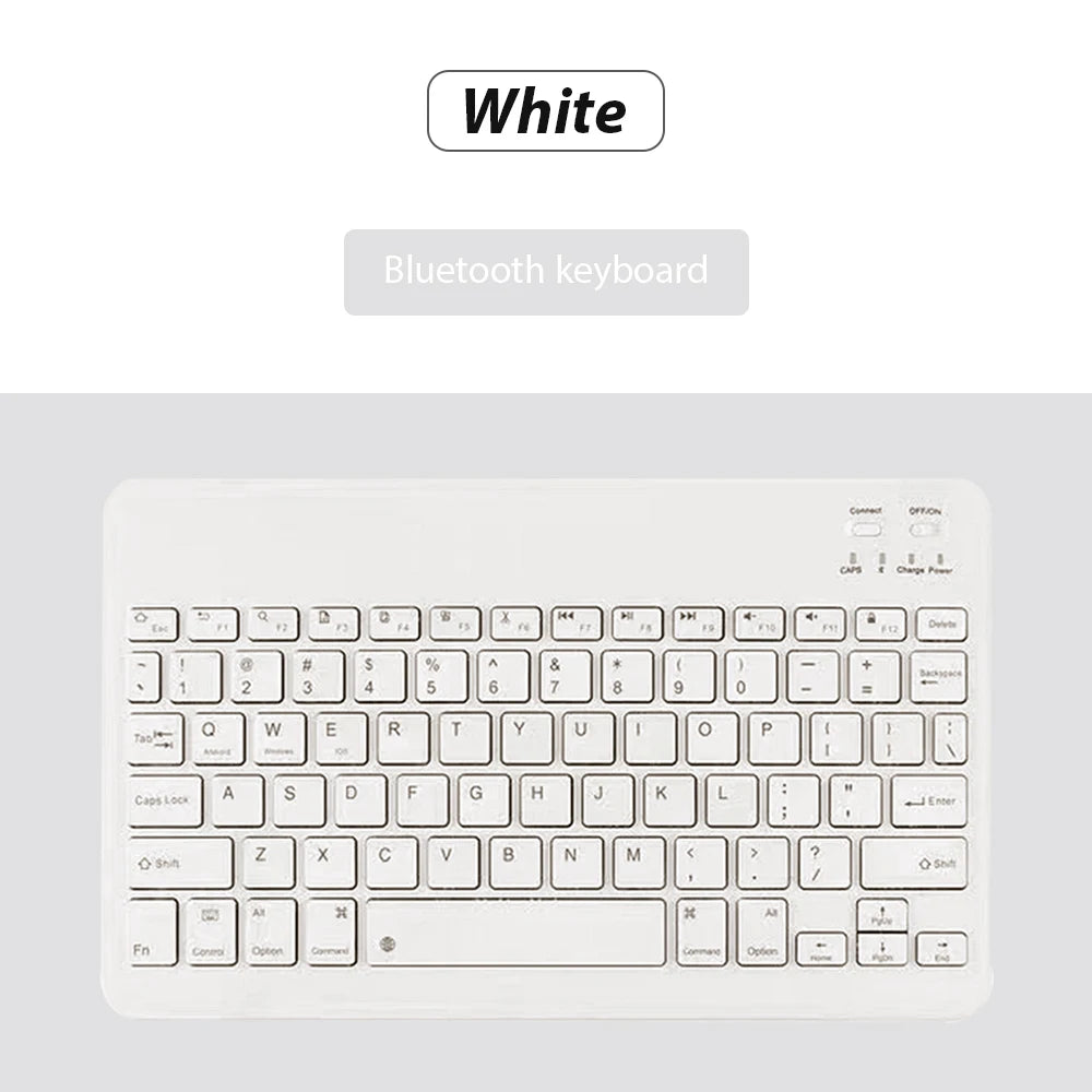 Bluetooth Wireless Keyboard and Mouse Set – Universal Mini Keyboard Combo for iPad, Tablet, Phone & Laptop