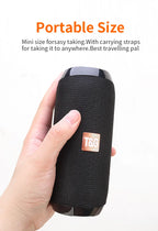 Portable Wireless Bluetooth Speaker – Mini Outdoor Bass Speaker with FM Radio, Hands-Free Call & Free Shipping