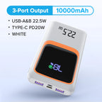 QOOVI 20000mAh Power Bank – PD 22.5W Fast Charging Portable Charger with Digital Display & Free Shipping