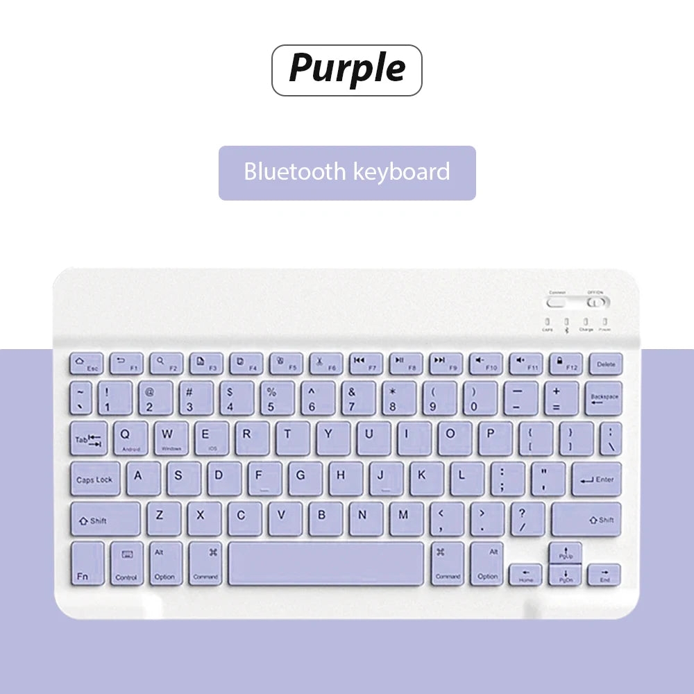 Bluetooth Wireless Keyboard and Mouse Set – Universal Mini Keyboard Combo for iPad, Tablet, Phone & Laptop