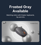 Baseus Wireless Bluetooth Mouse – Silent 2.4G USB Computer Mouse for Laptop, PC, MacBook & Tablet