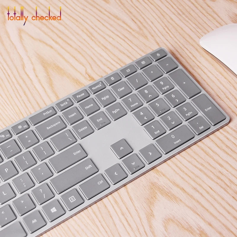 For Microsoft Surface Studio Wireless Bluetooth Keyboard Cover Skin Transparent Full Size Protector Tpu Keyboard